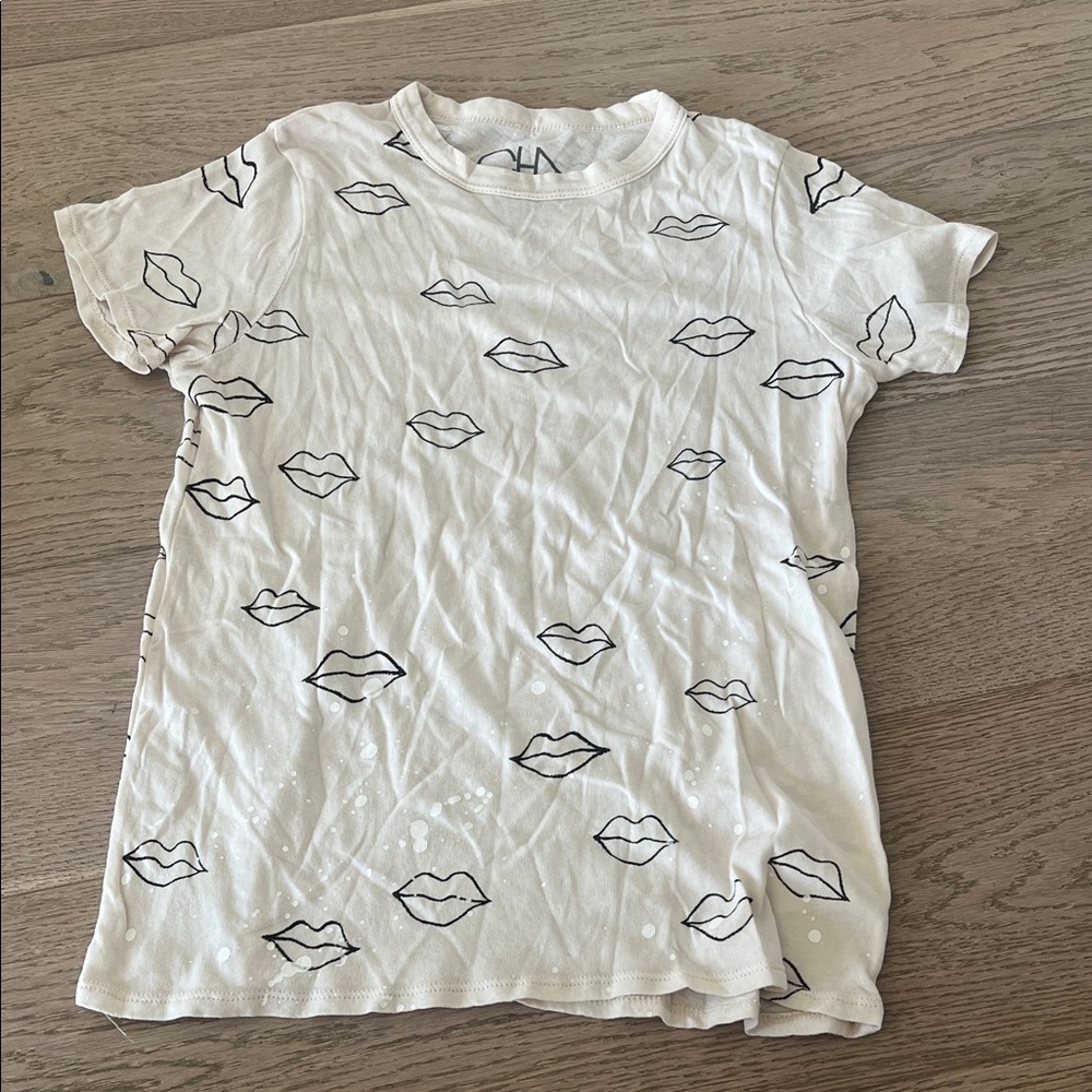 Chaser White T-Shirt with Black Print